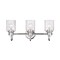 Z-Lite Kinsley 3 Light Vanity, Chrome And Clear Seeded 340-3V-CH - alternate 3